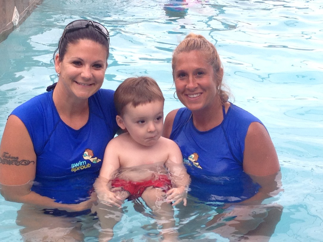 the FABULOUS SwimSprout teachers who made all this possible -- Ms. Katie & Ms. Heidi. WE LOVE YOU!!!