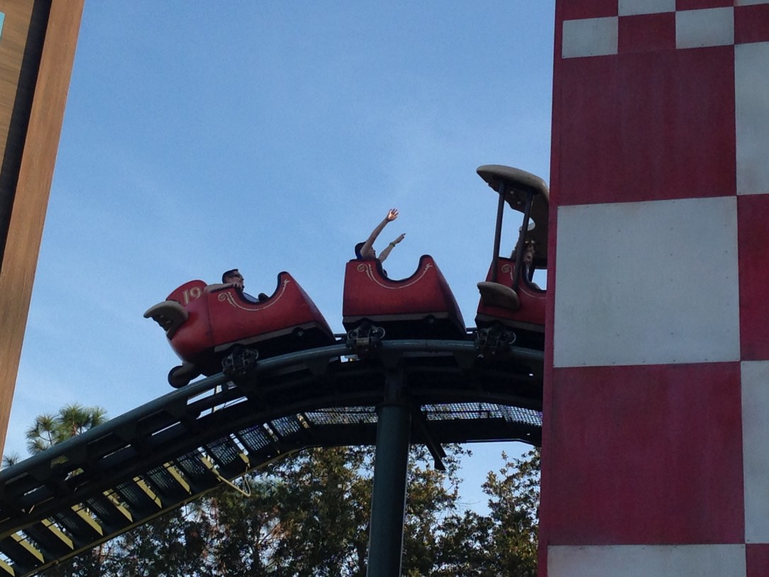 2015-01-03_Magic Kingdom_Barnstormer_Liam 1stRollerCoaster2